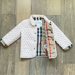 Burberry Quilted Toddler Jacket
